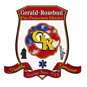 Gerald-Rosebud Fire Protection District Logo